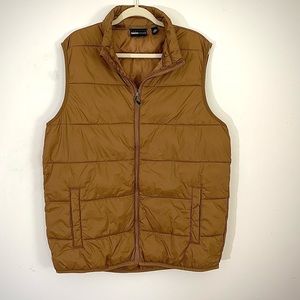 Swiss-Tech Puffer Vest men’s large 42–44 tan-ish.
